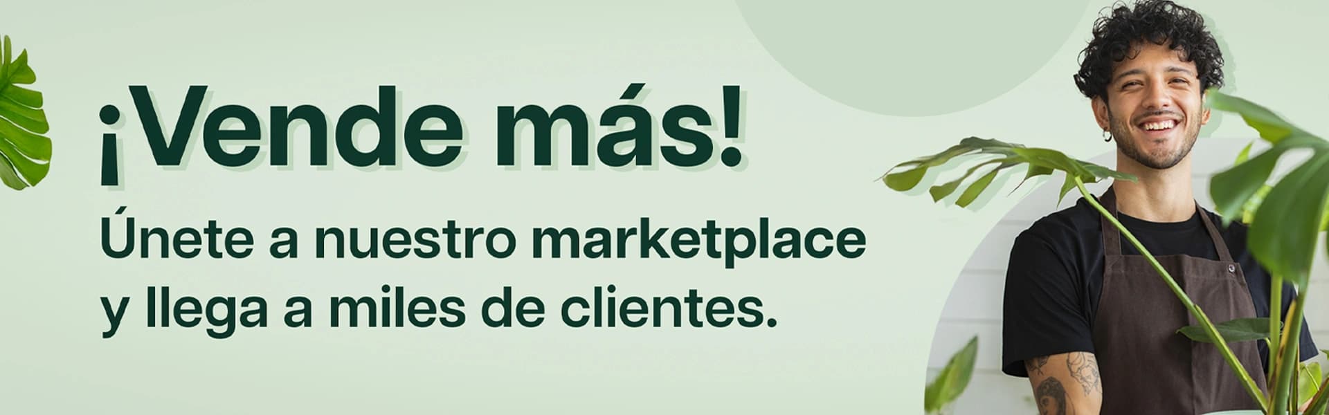 Banner de descuento para usuarios